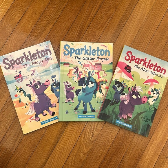 Set of 3 Sparkleton youth books - Picture 1 of 2